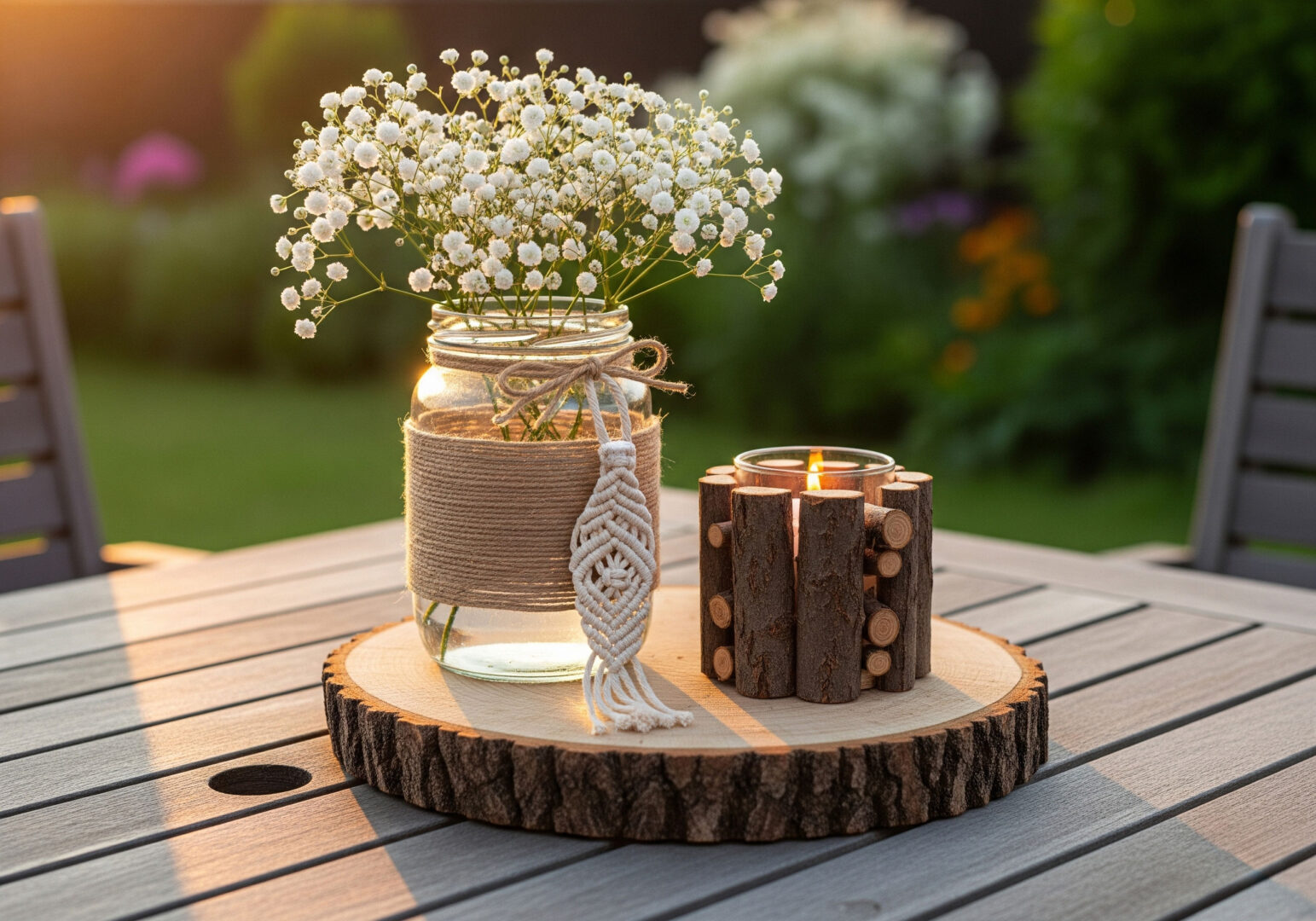 Rústicos: madera, yute y macramé (12 ideas)
