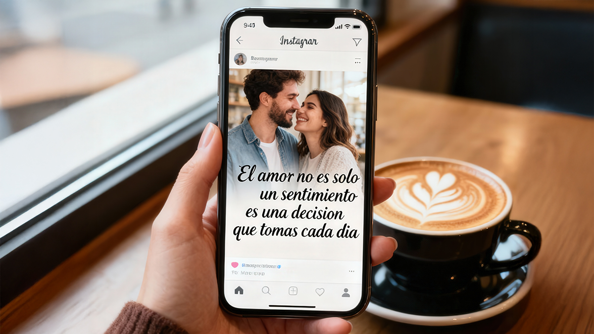 frases amor inspiradoras conquistar pareja redes sociales Instagram

