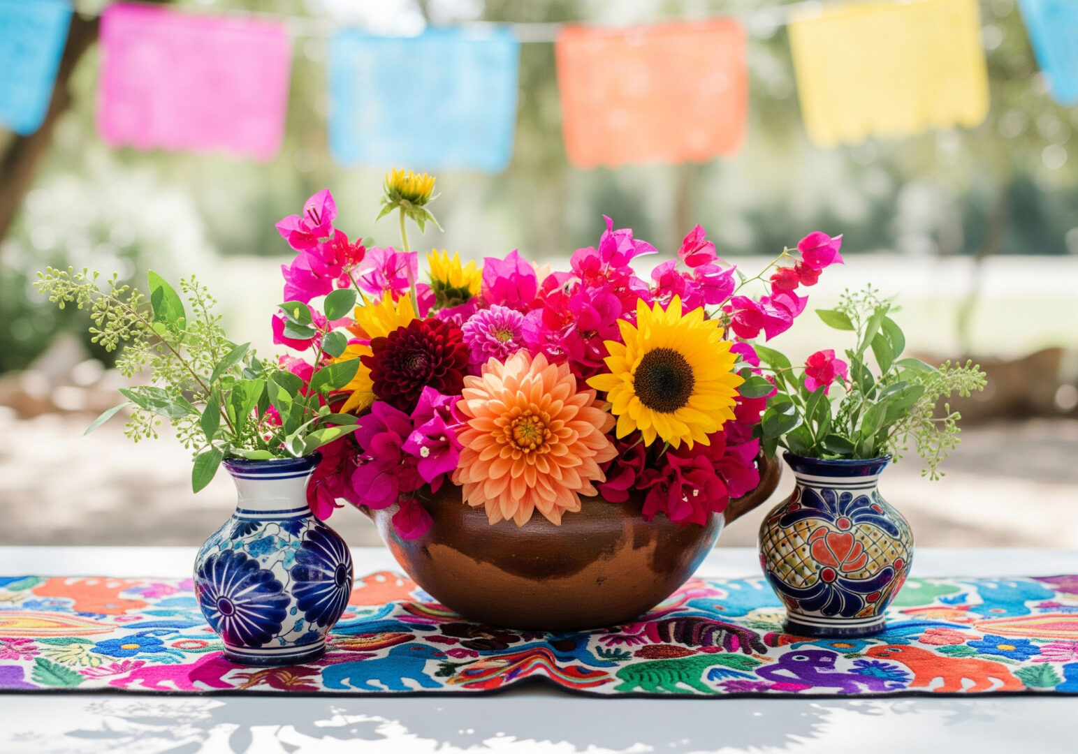 Estilo mexicano: barro y talavera (10 ideas)