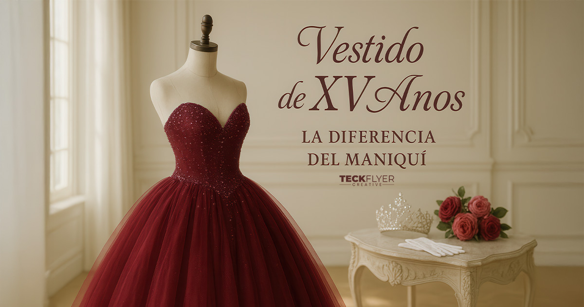 Lee más sobre el artículo Vestido de XV: ¿Por qué usar Maniquí? ¿Y no colgado o en la cama?
